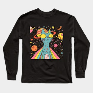 Cosmic Kitty Long Sleeve T-Shirt